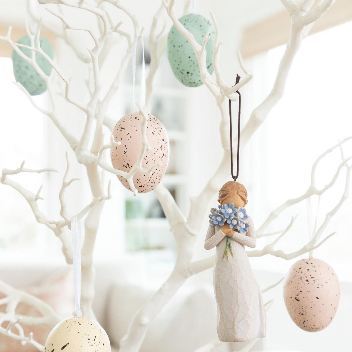 WILLOW TREE - FORGET-ME-NOT HANGING ORNAMENT