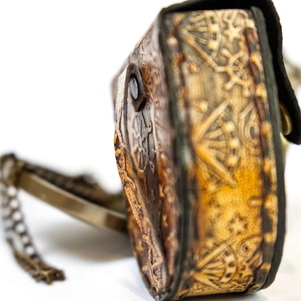 Brass Compass Plain Design Engravable