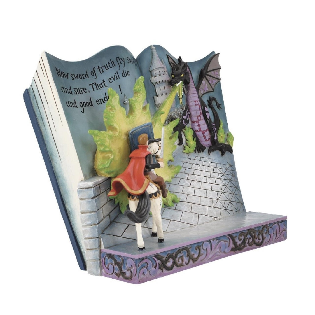 DISNEY TRADITIONS BY JIM SHORE SLEEPING BEAUTY MALEFICENT STORYBOOK