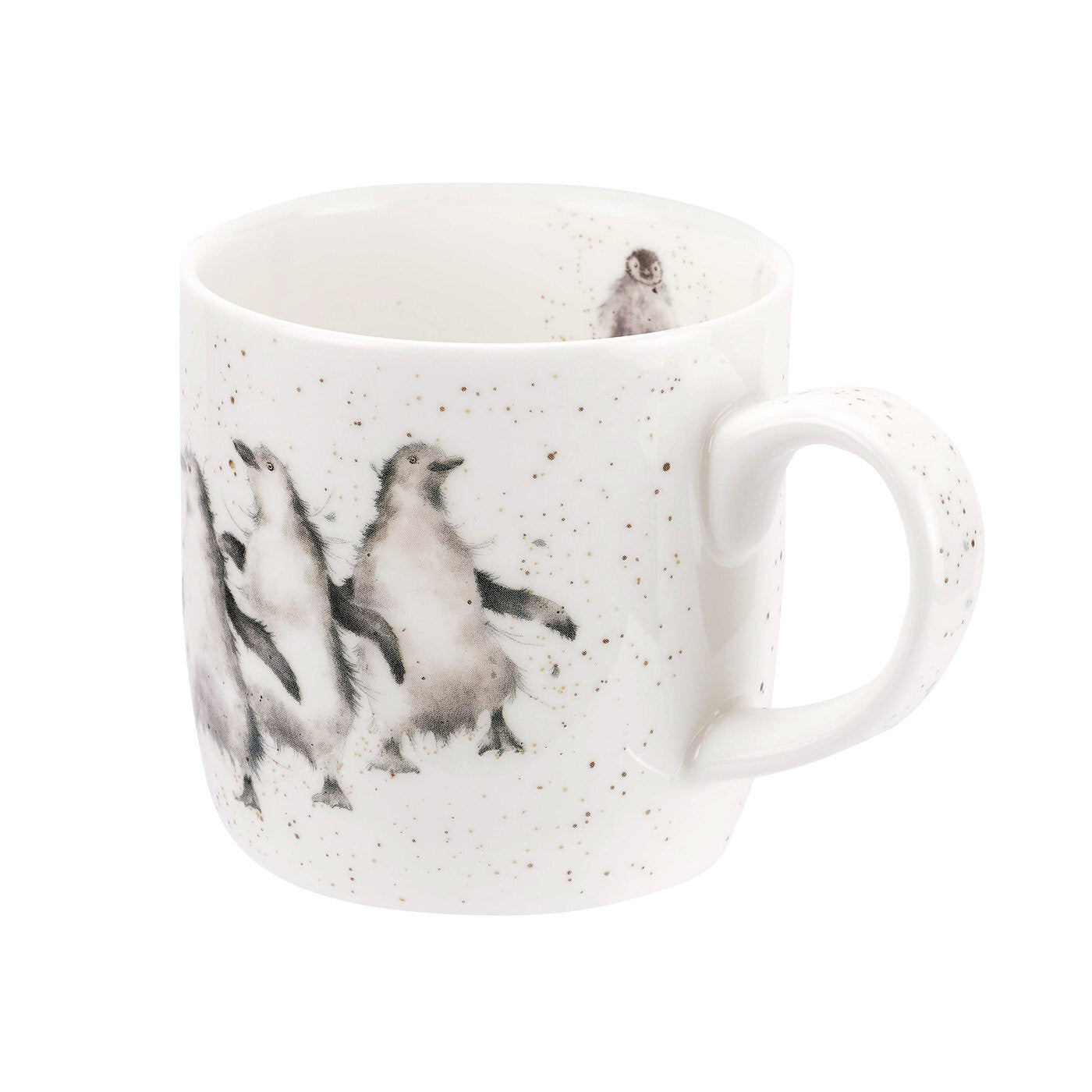 Royal Worcester Wrendale Designs Mug Penguin Out on the Town