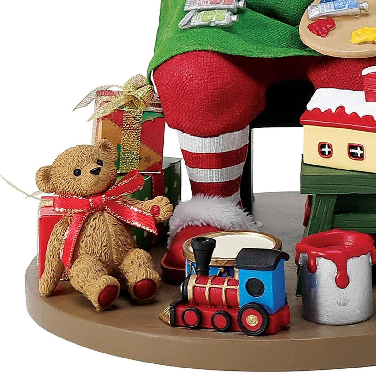 POSSIBLE DREAMS SANTA PAINTING TOYS IN WORKSHOP