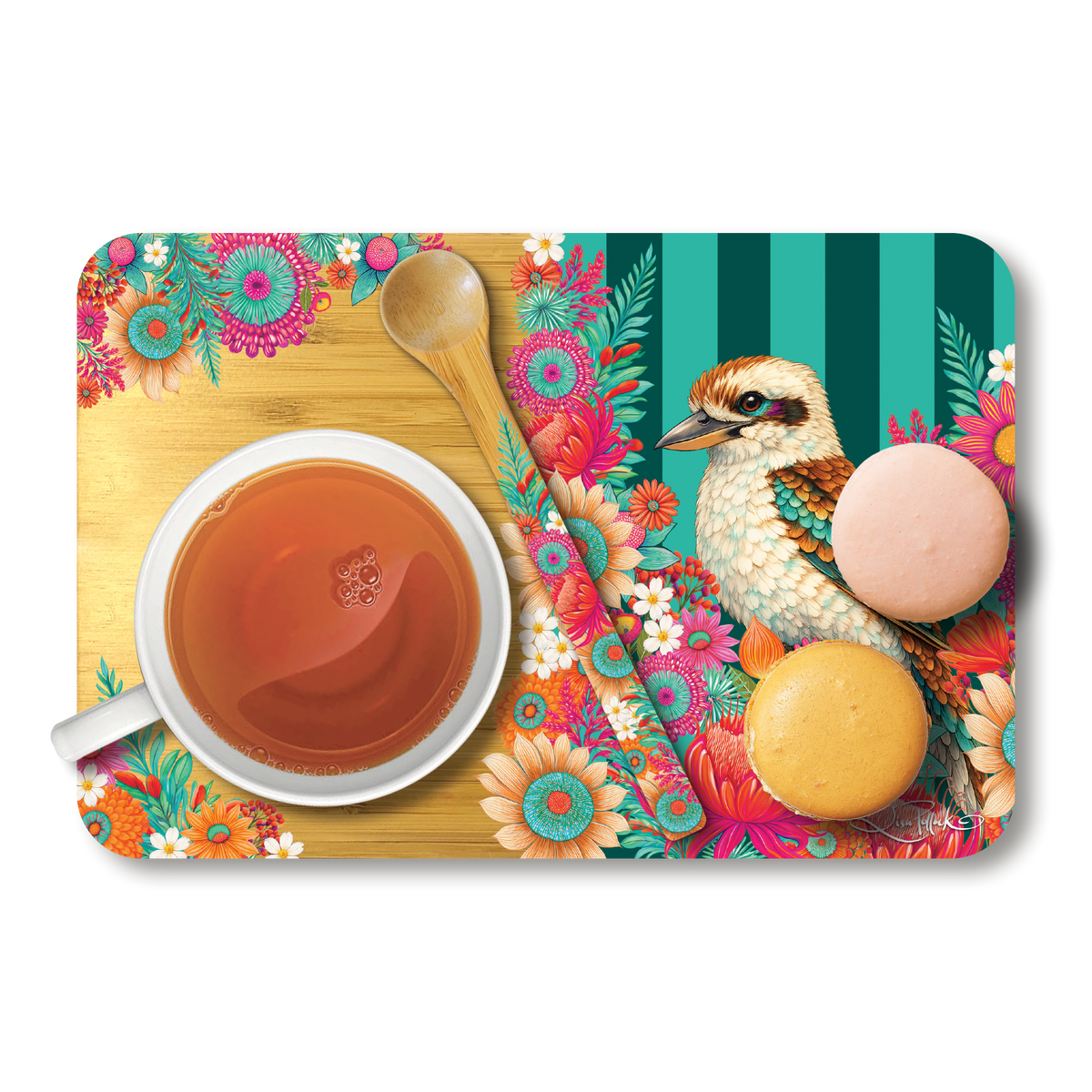 Lisa Pollock Tea time Brilliant Kookaburra