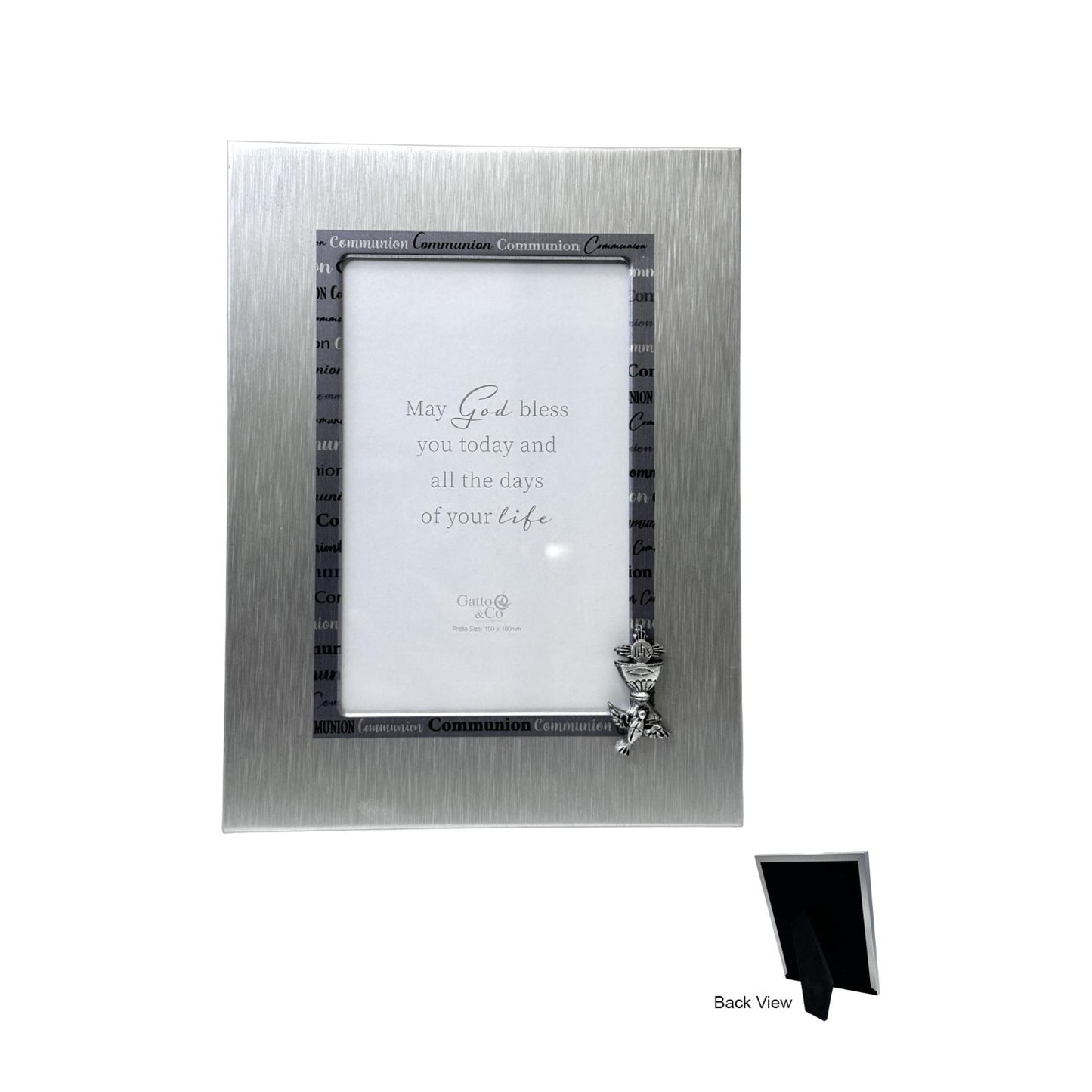 PHOTO FRAME ALUMINIUM COMMUNION 6X4