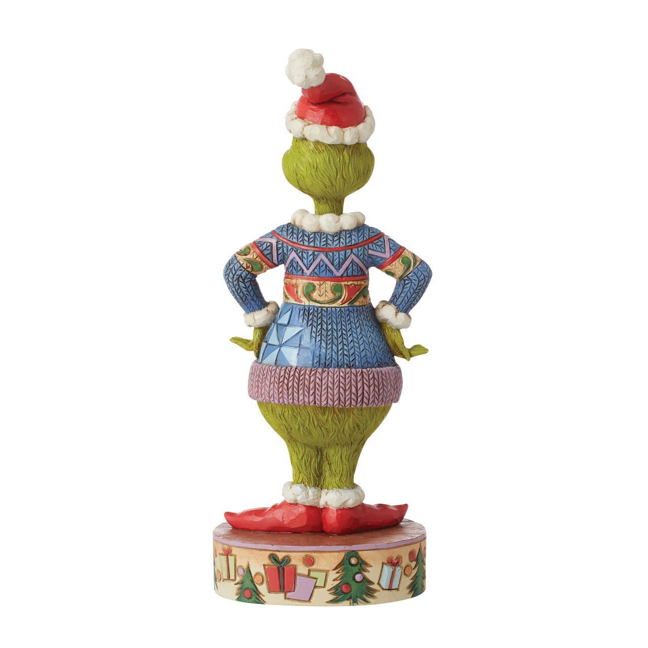 THE GRINCH BY JIM SHORE GRINCH UGLY SWEATER 20CM