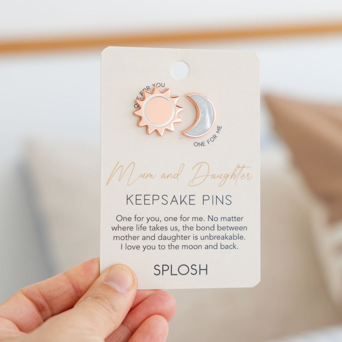 Keepsake Pin Forever Connected Mum & Daughter