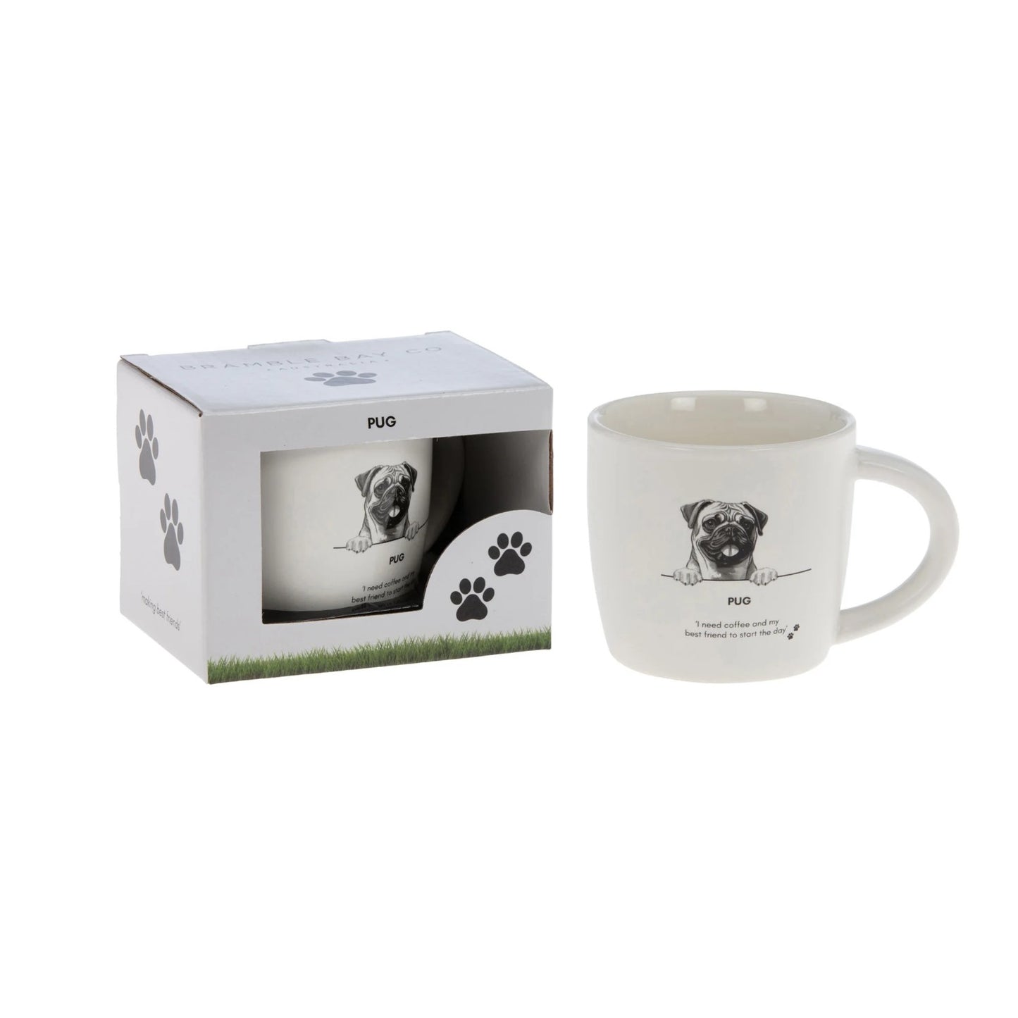 Bramble Bay Pet Mug Pug