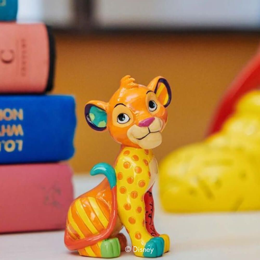 DISNEY BRITTO SIMBA SITTING MINI FIGURINE