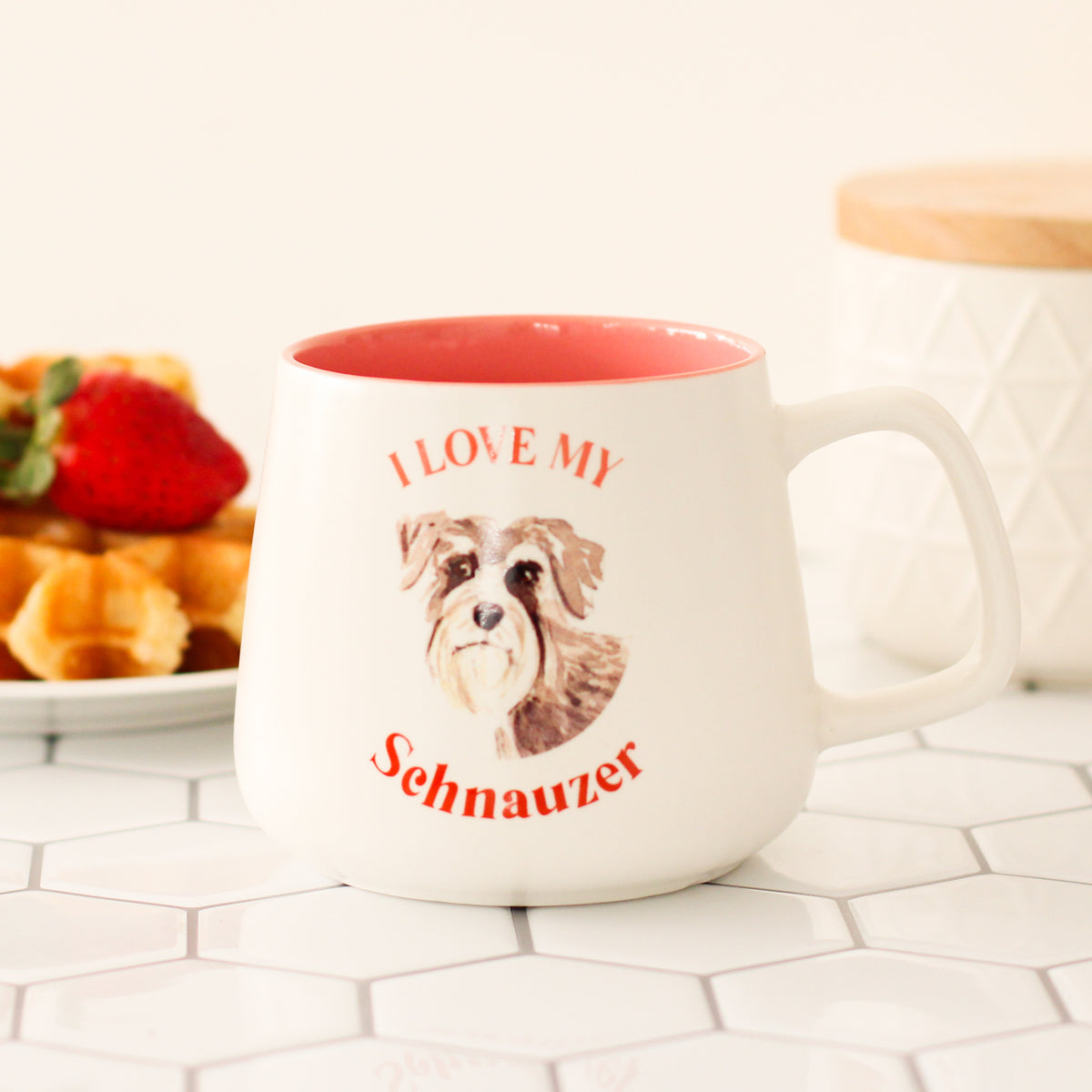 I Love My Schnauzer Mug