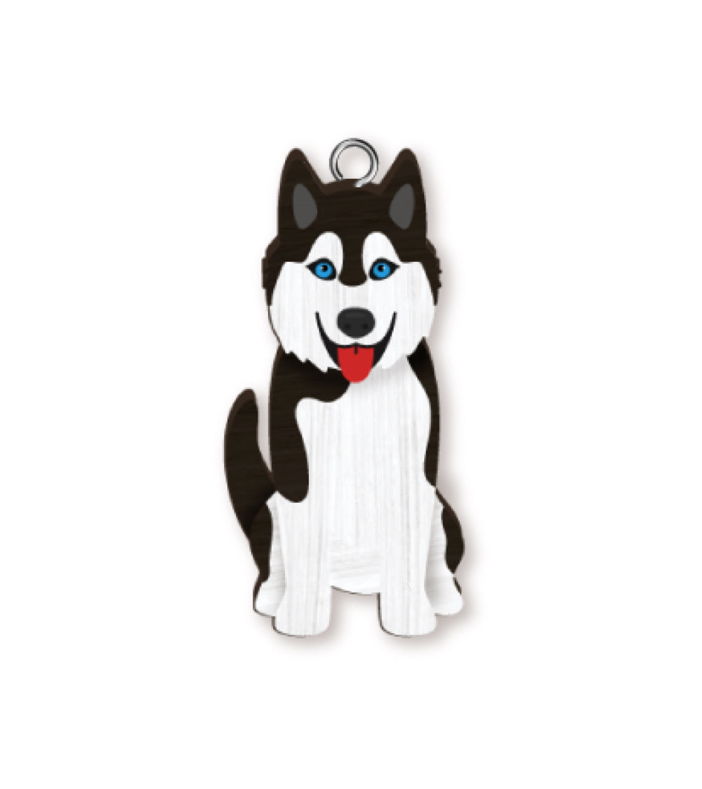 HANDMADE KEYRING HUSKY