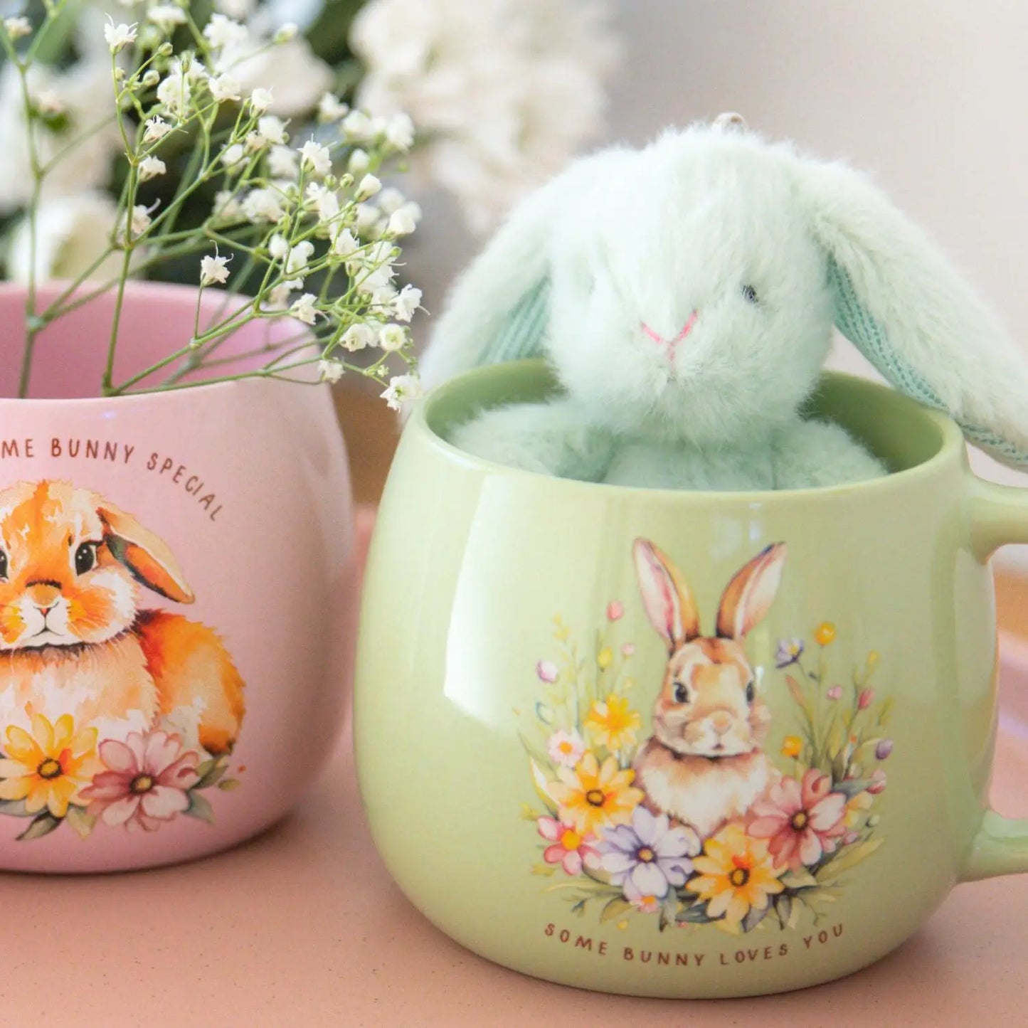 Mary Meyer Soft Bunny Sage Bag Charm