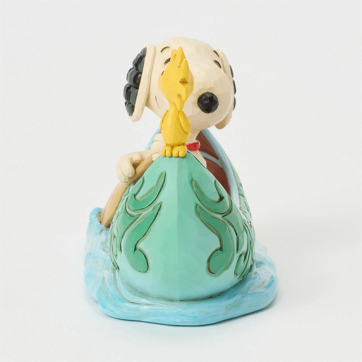 PEANUTS BY JIM SHORE SNOOPY & WOODSTOCK IN CANOE