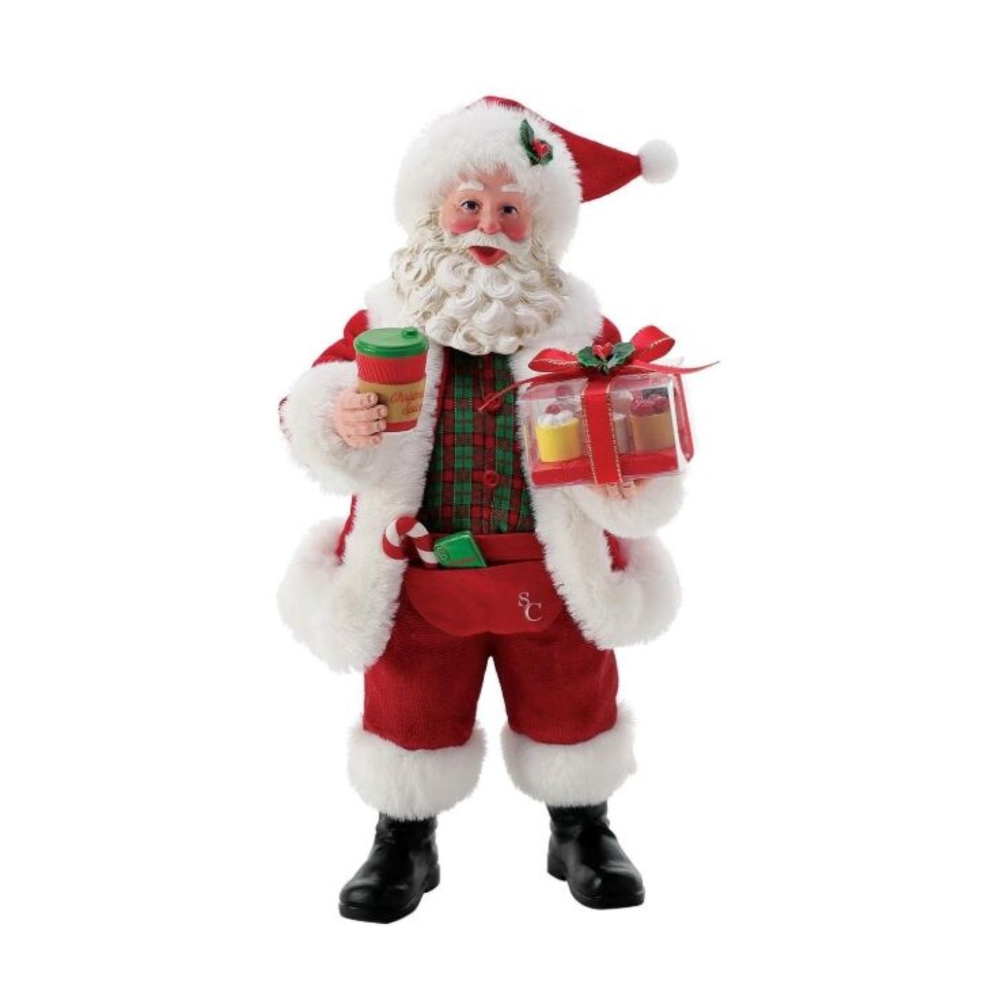 POSSIBLE DREAMS COFFEE BREAK SANTA 26CM
