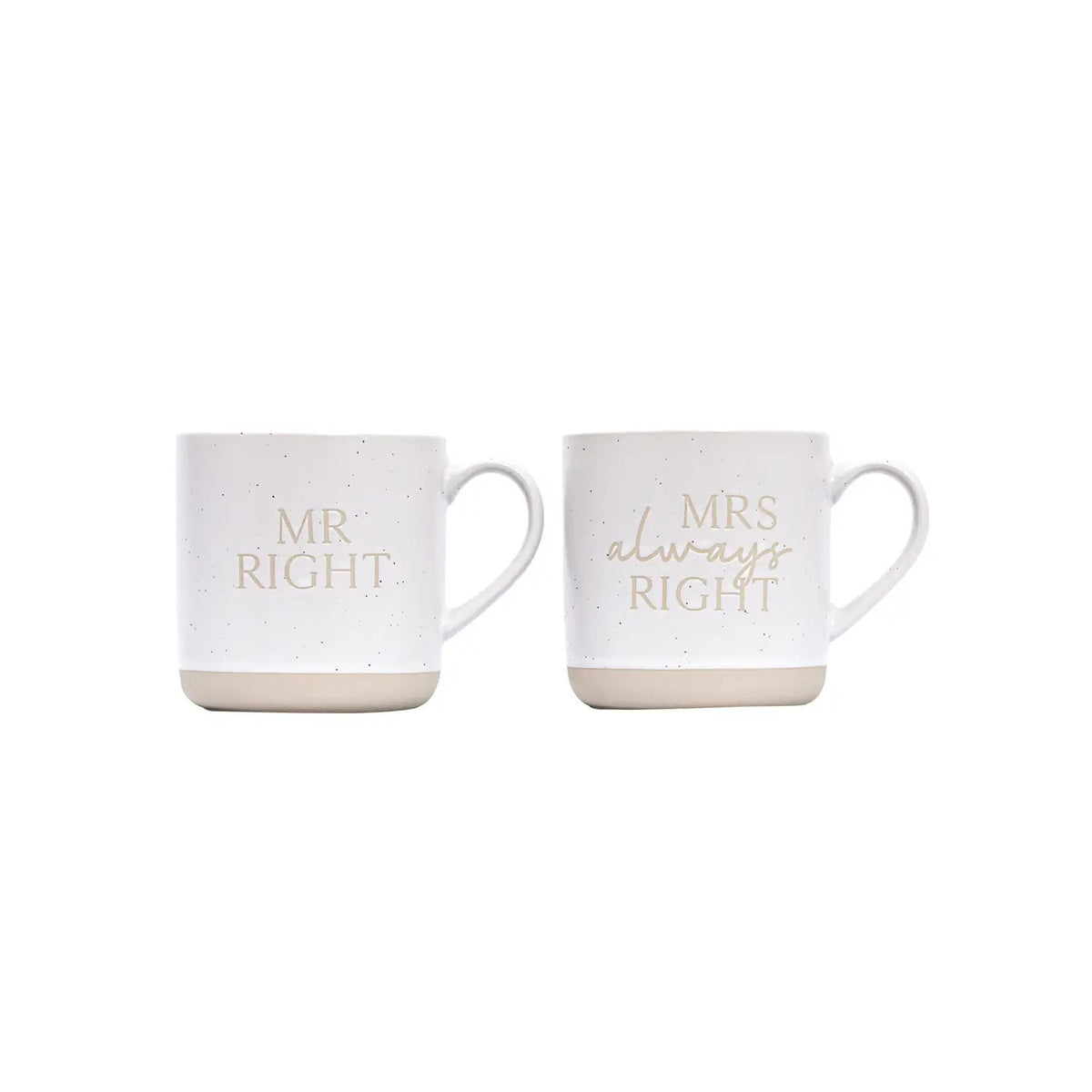 Wedding Mug Set Of 2 Mr & Mrs Right