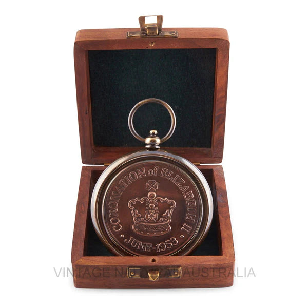 Brass Compass J H Steward