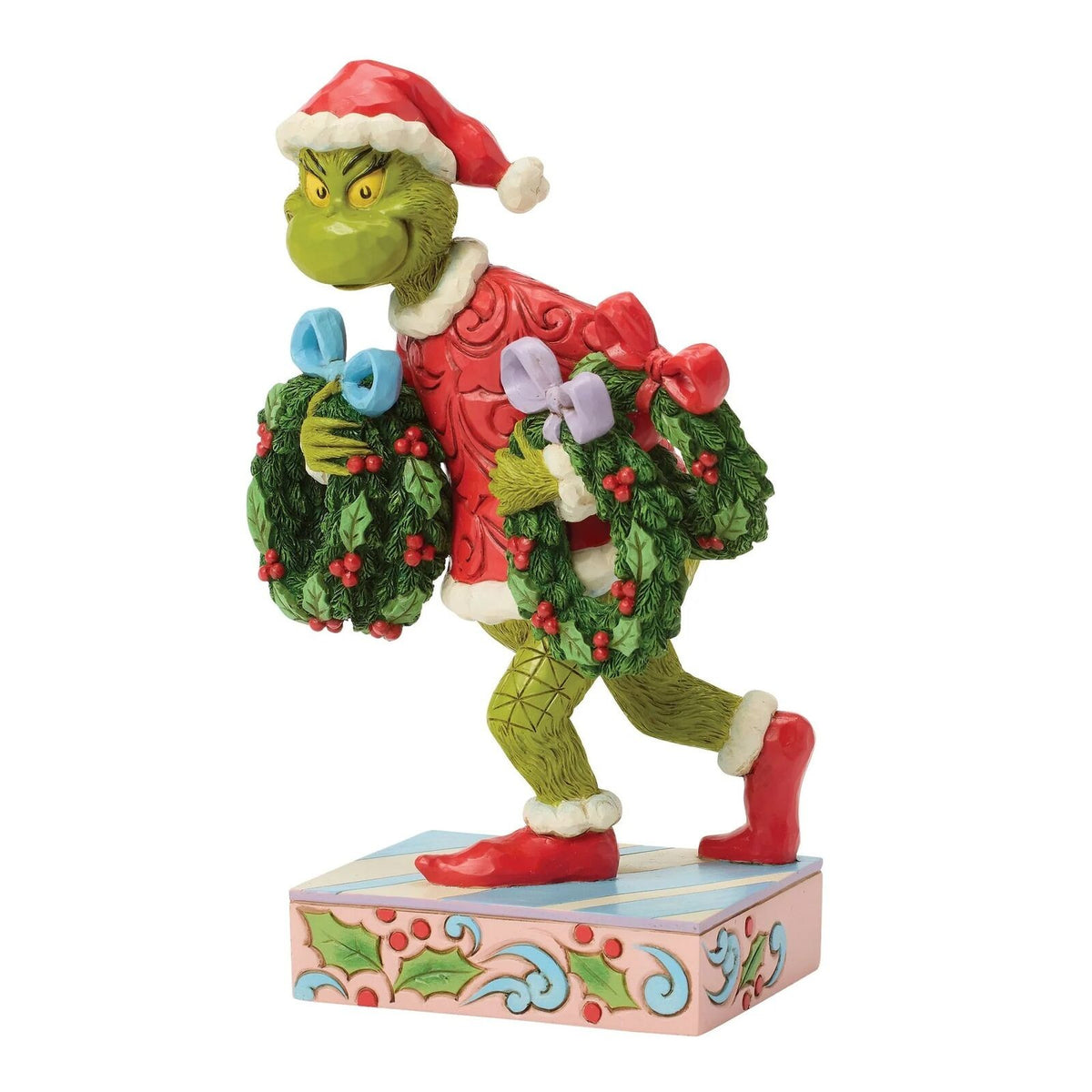 The Grinch By Jim Shore Grinch With Multiple Wreaths