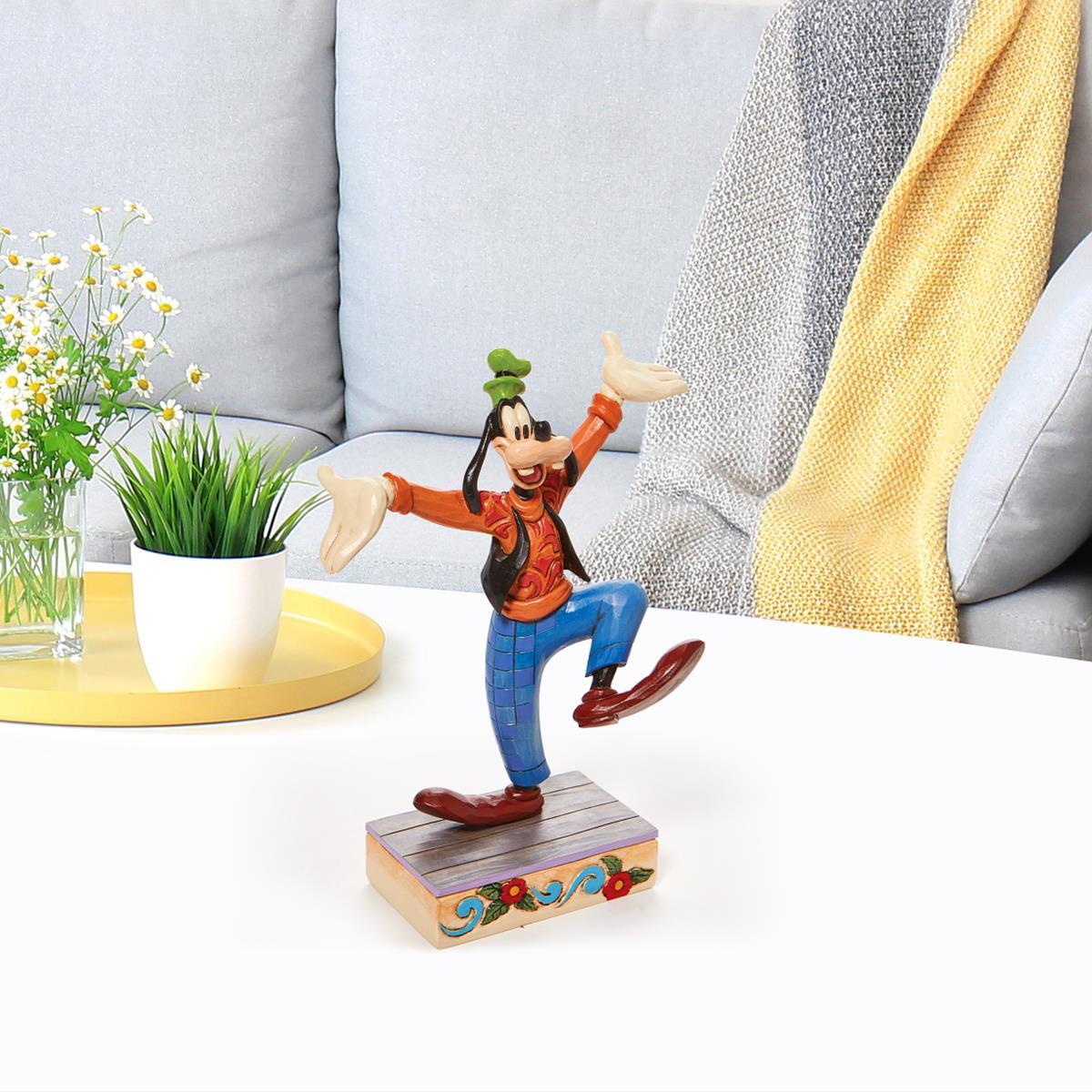 DISNEY TRADITIONS BY JIM SHORE GOOFY CELEBRATION 90TH ANNIVERSARY