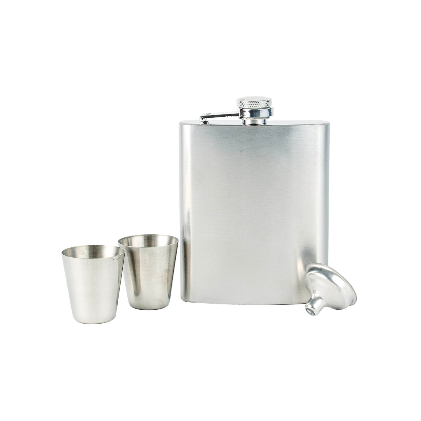 HIP FLASK GIFT SET IN TIMBER BOX
