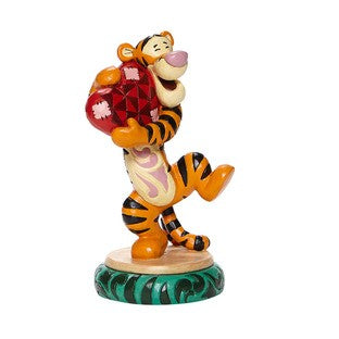 DISNEY TRADITIONS BY JIM SHORE TIGGER HOLDING HEART