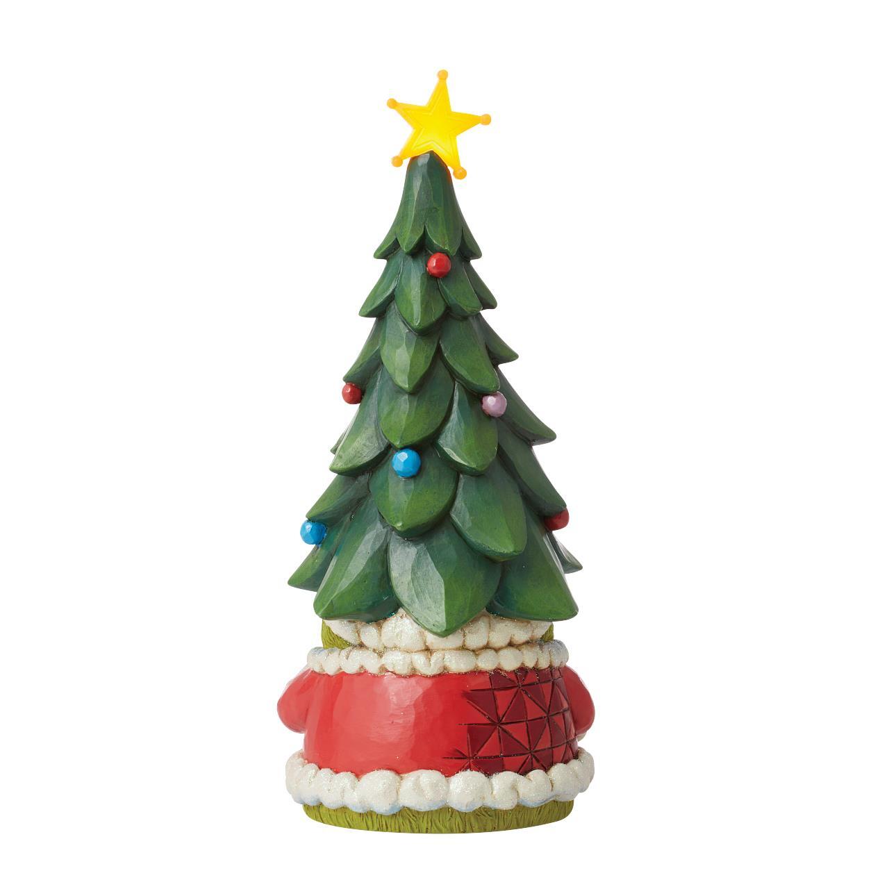 THE GRINCH BY JIM SHORE GNOME WITH TREE HAT 22CM
