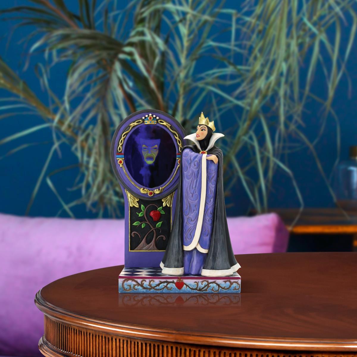 DISNEY TRADITIONS BY JIM SHORE EVIL QUEEN WITH MAGIC MIRROR