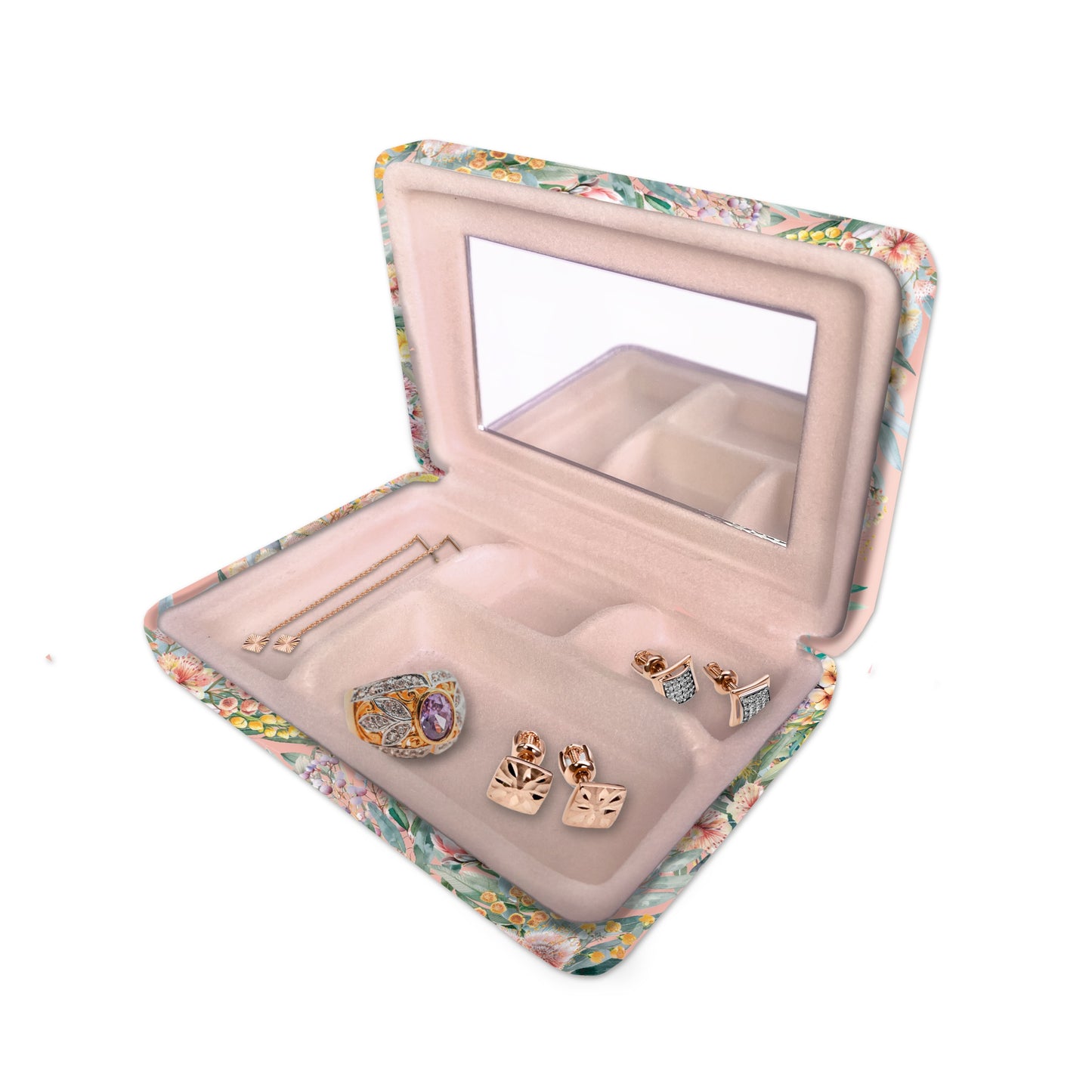 Lisa Pollock Small Jewellery Case With Gold Foiling Koala Cuddles