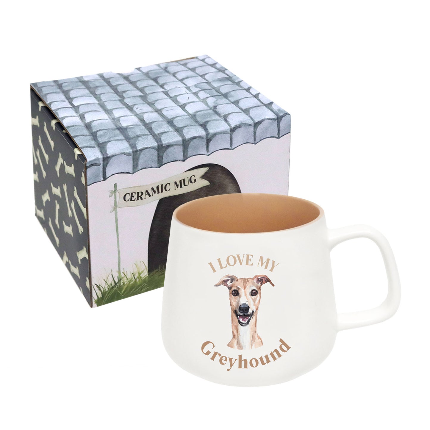 I Love My Greyhound Mug