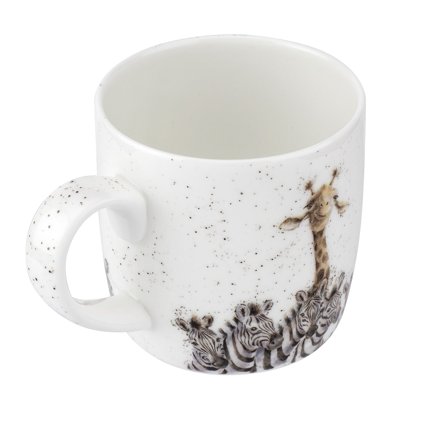 ROYAL WORCESTER WRENDALE MUG ZEBRA & GIRAFFE
