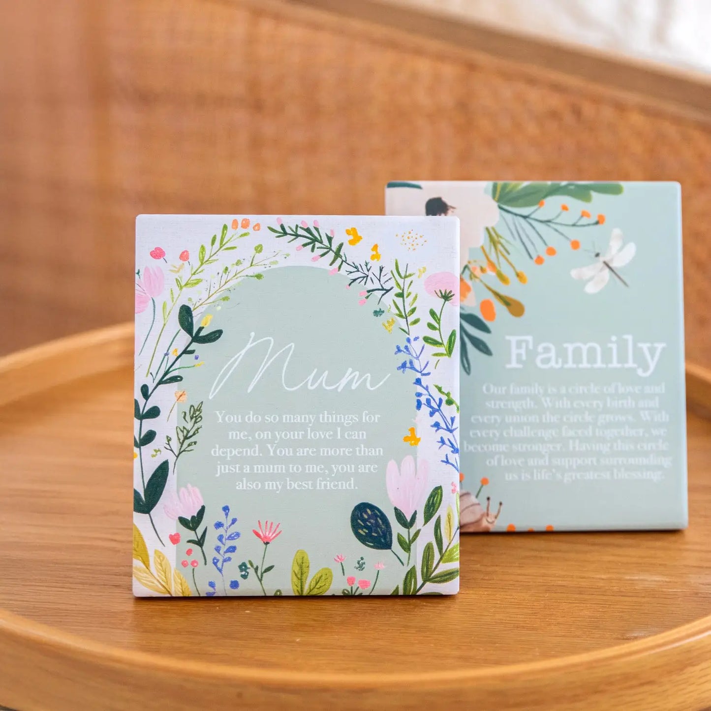 Ceramic Verse Plaque Cottage Grove Mum