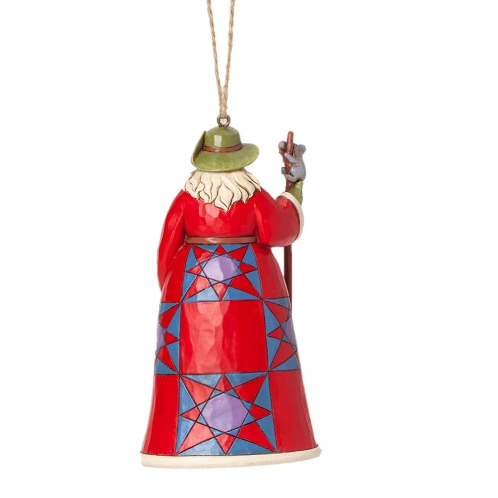 HEARTWOOD CREEK HANGING ORNAMENT AUSTRALIAN SANTA 12CM