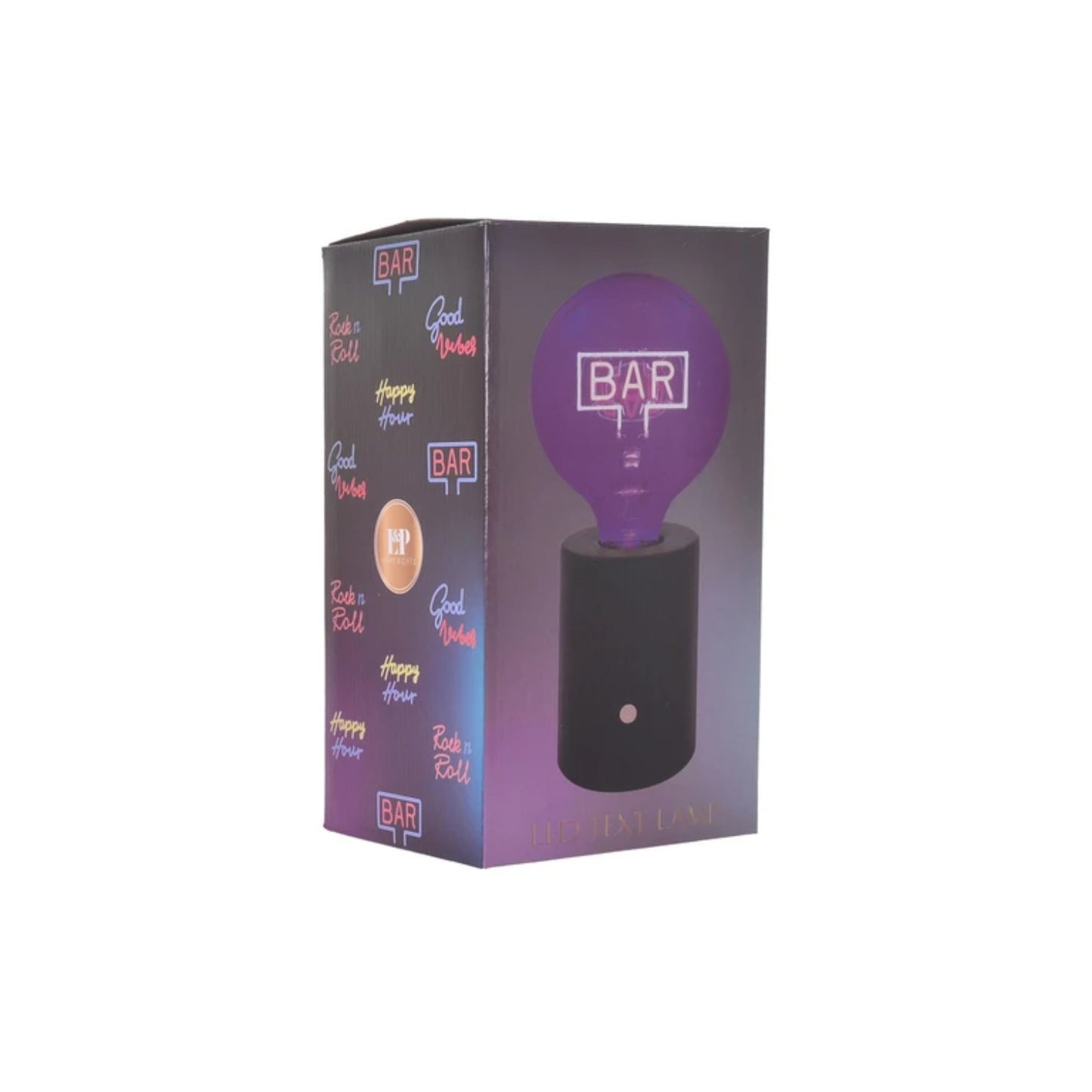 LED LAMP HAPPY HOUR TEXT LARGE 30CM