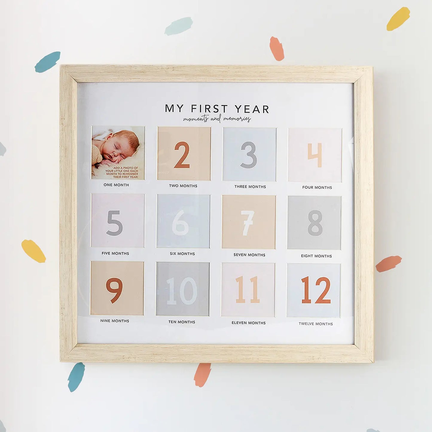 Baby First Year Photo Frame