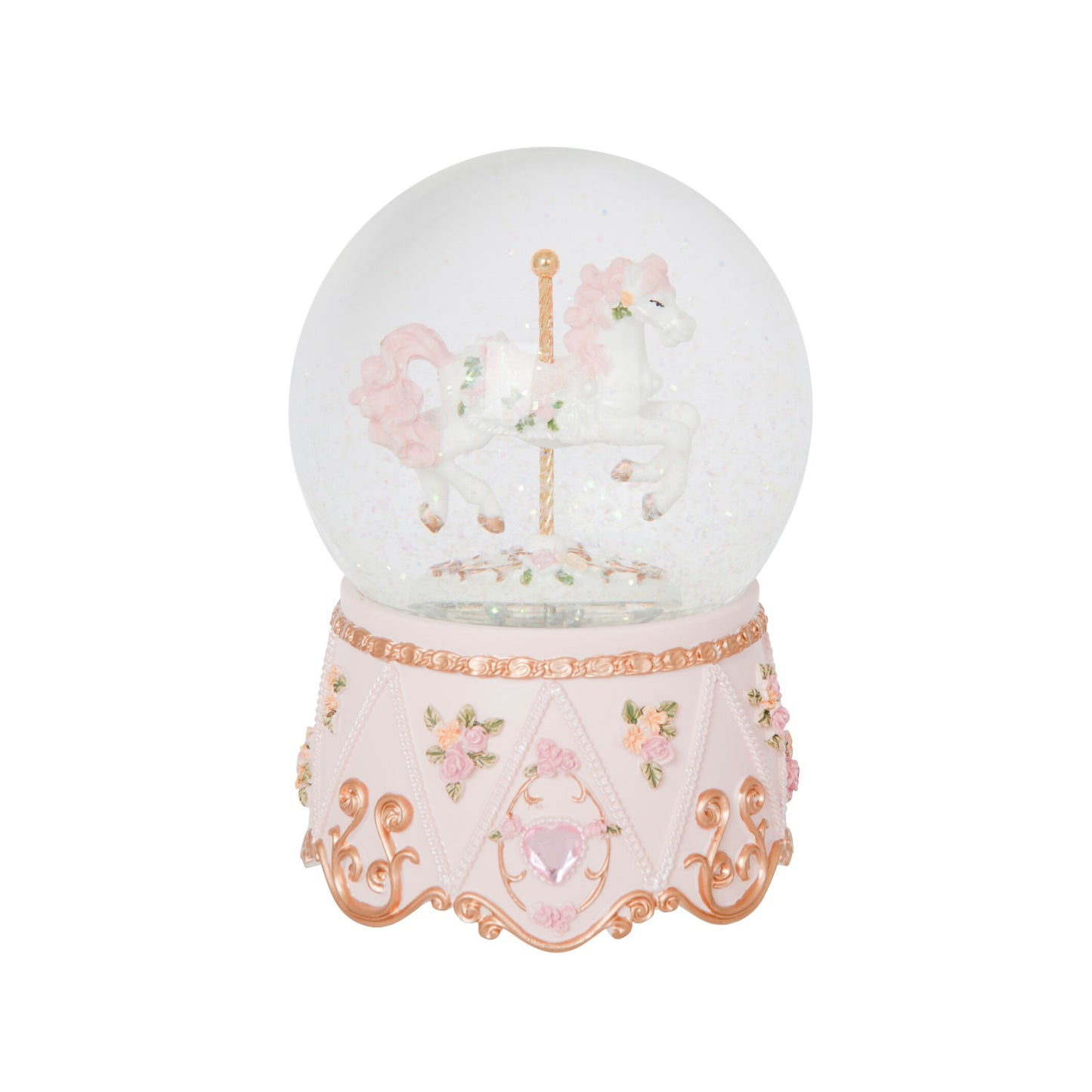 Snow Globe Musical Horse Limonair