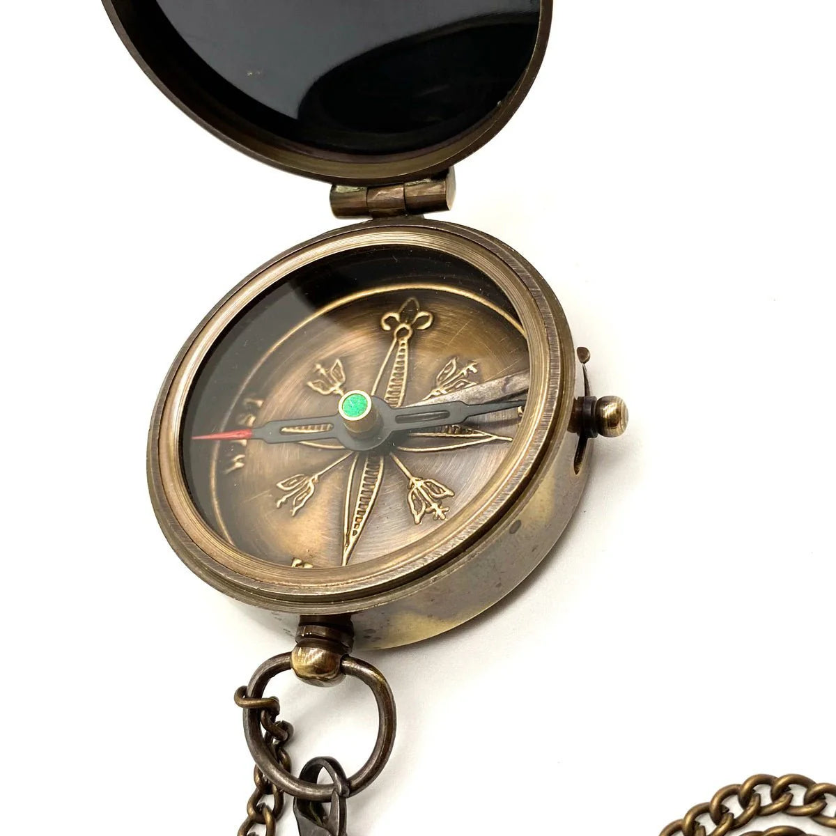 Brass Compass With Message Daddy