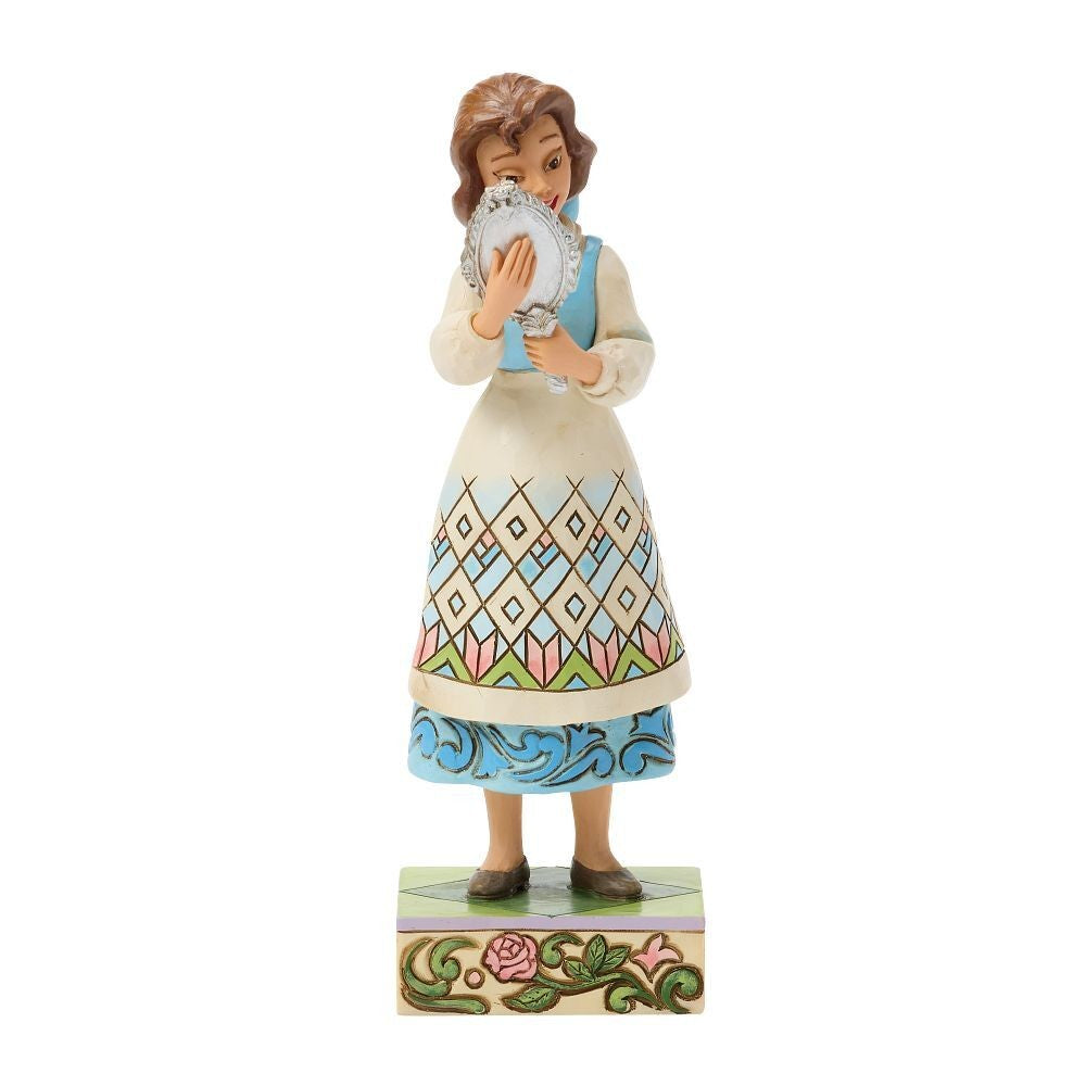DISNEY TRADITIONS BY JIM SHORE BELLE WITH MIRROR