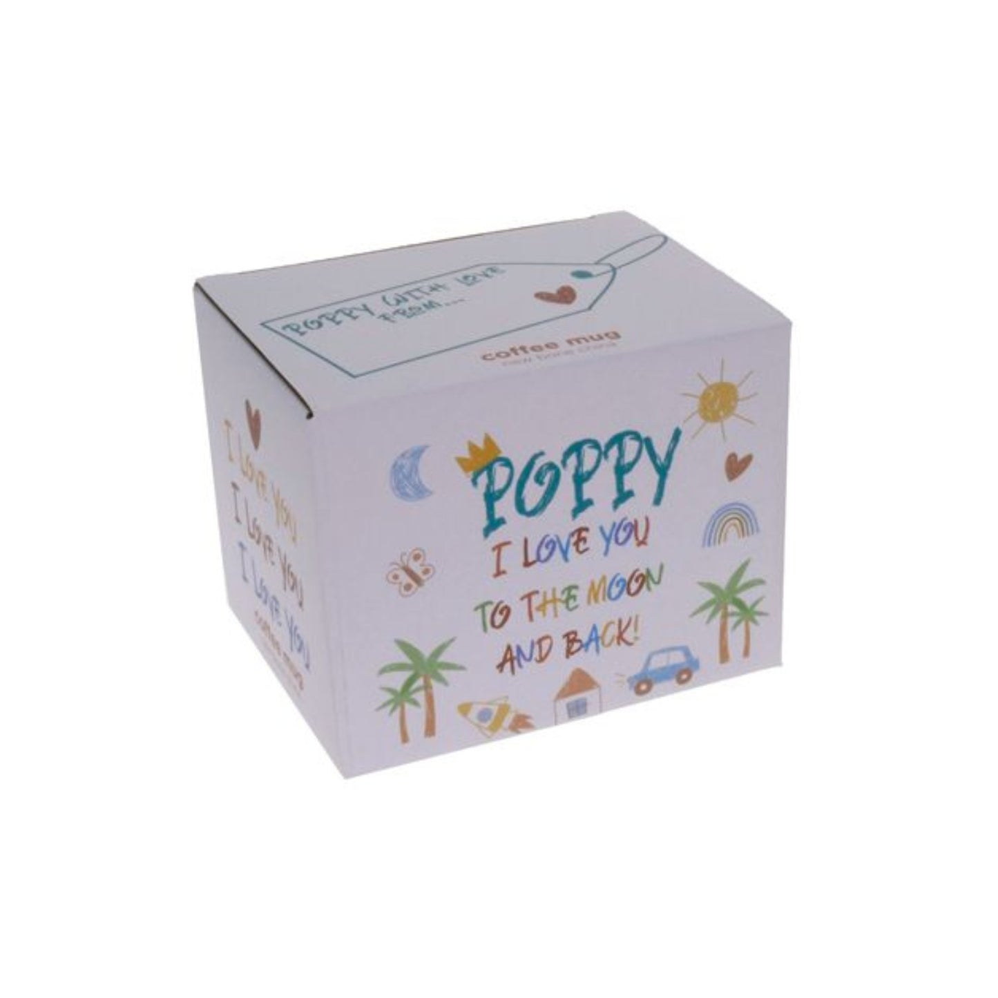 Mug Kid Art Poppy Love You To The Moon And Back