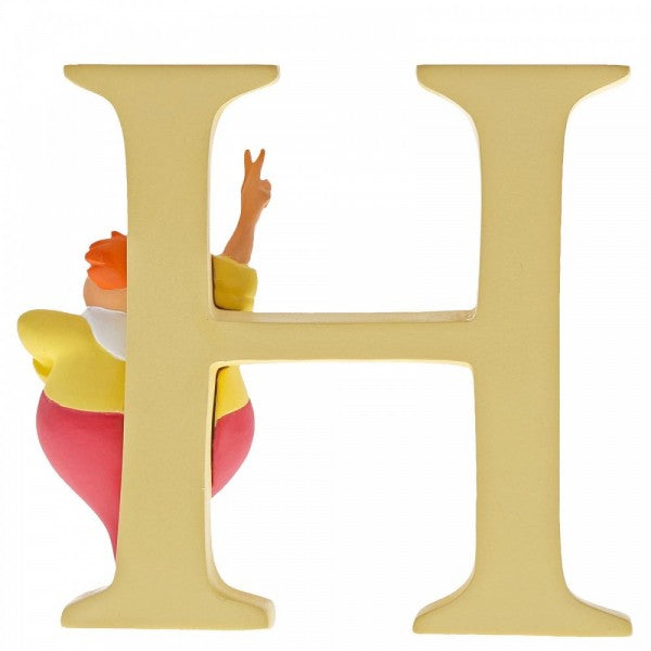 DISNEY SHOWCASE ENCHANTING COLLECTION ALPHABET LETTER FIGURINE "H" TWEEDLE DEE
