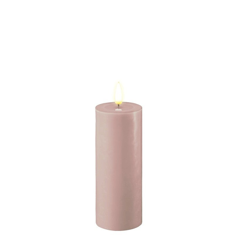 DELUXE HOMEART ROSE LED CANDLE 12.5CM