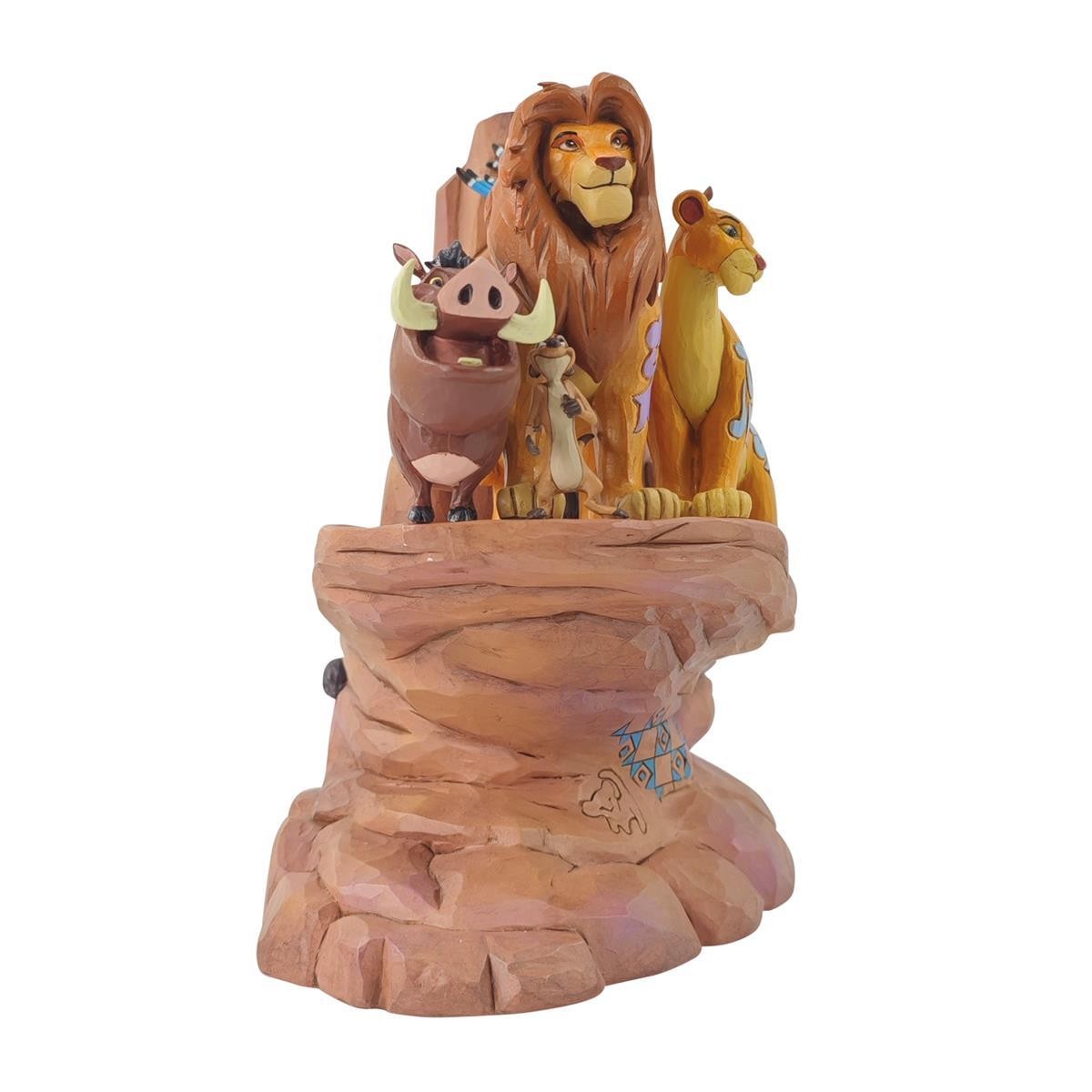 DISNEY TRADITIONS BY JIM SHORE CARVED IN STONE THE LION KING PRIDE ROCK