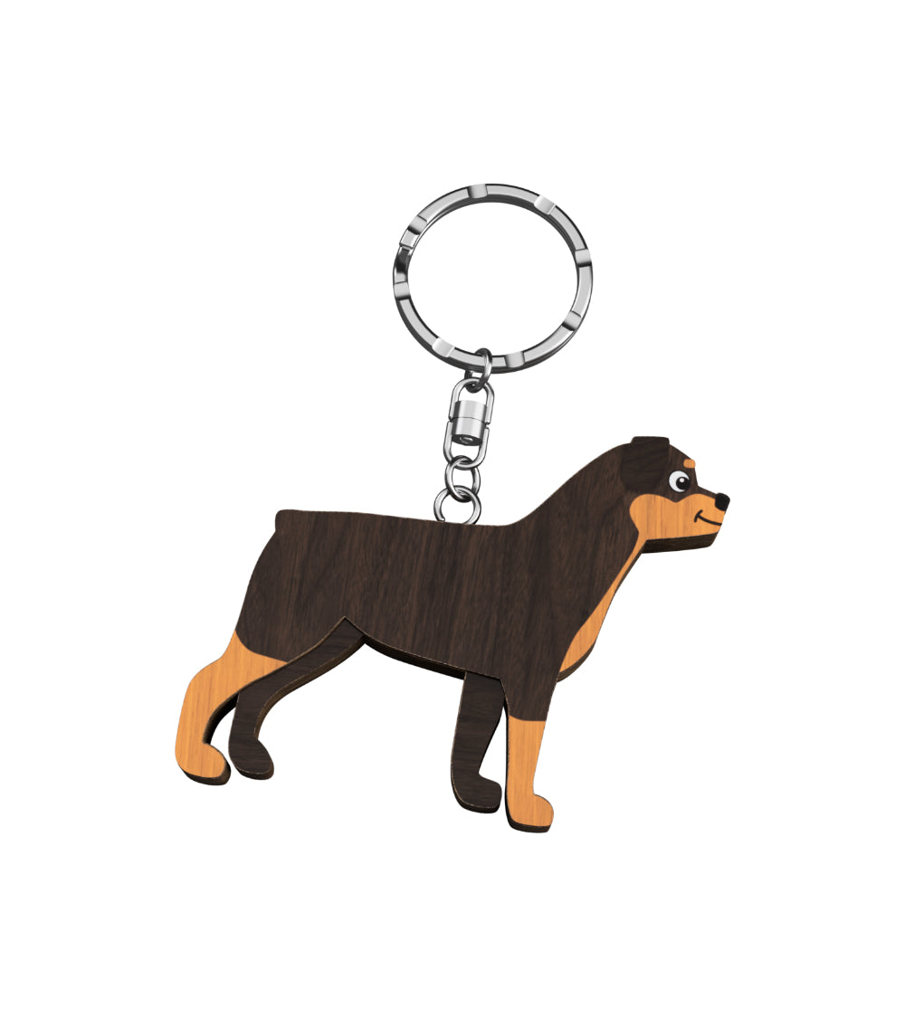HANDMADE KEYRING ROTTWEILER