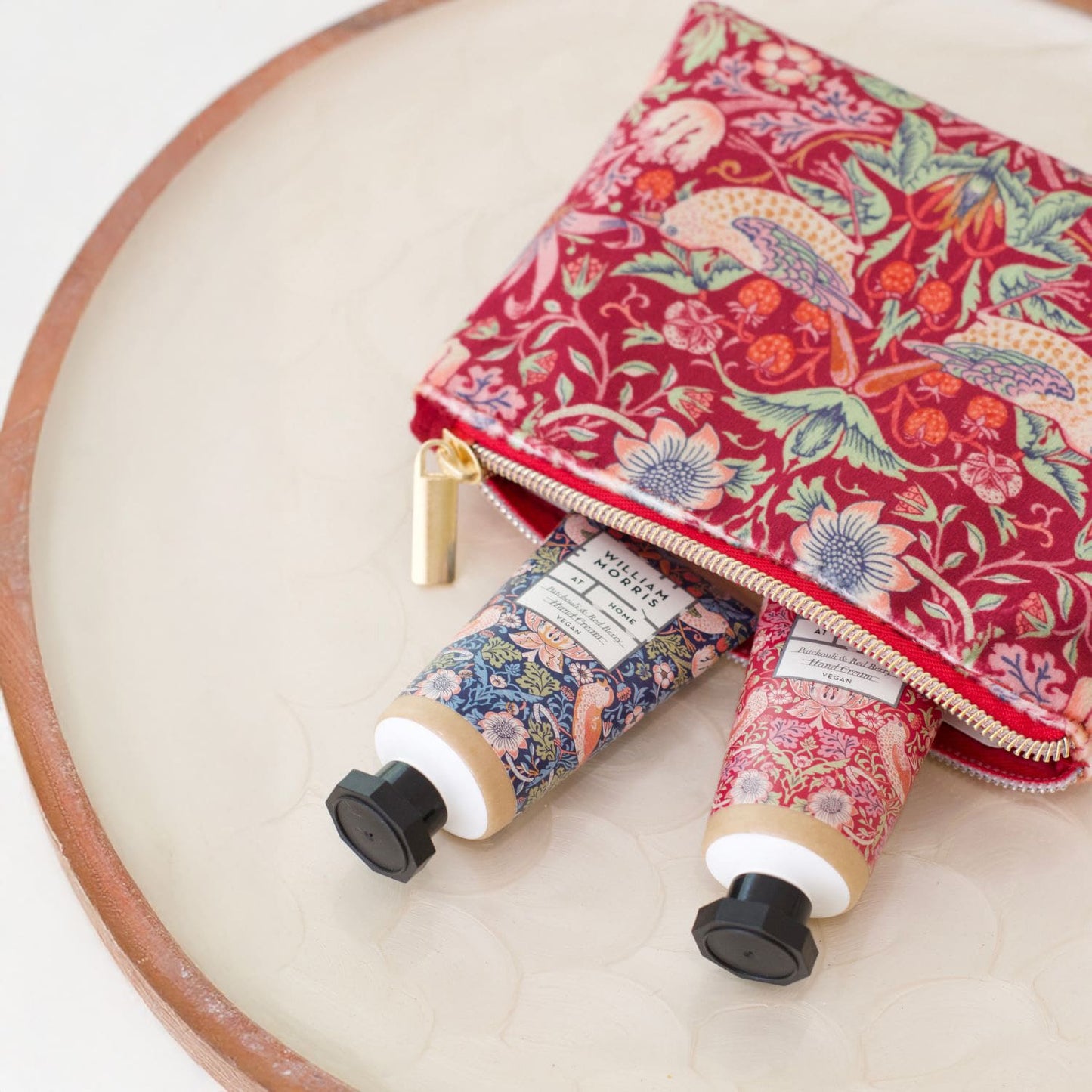 William Morris at Home Strawberry Thief Hand Care Set