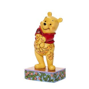 DISNEY TRADITIONS BY JIM SHORE WINNIE THE POOH STANDING PERSONALITY POSE 11.5CM