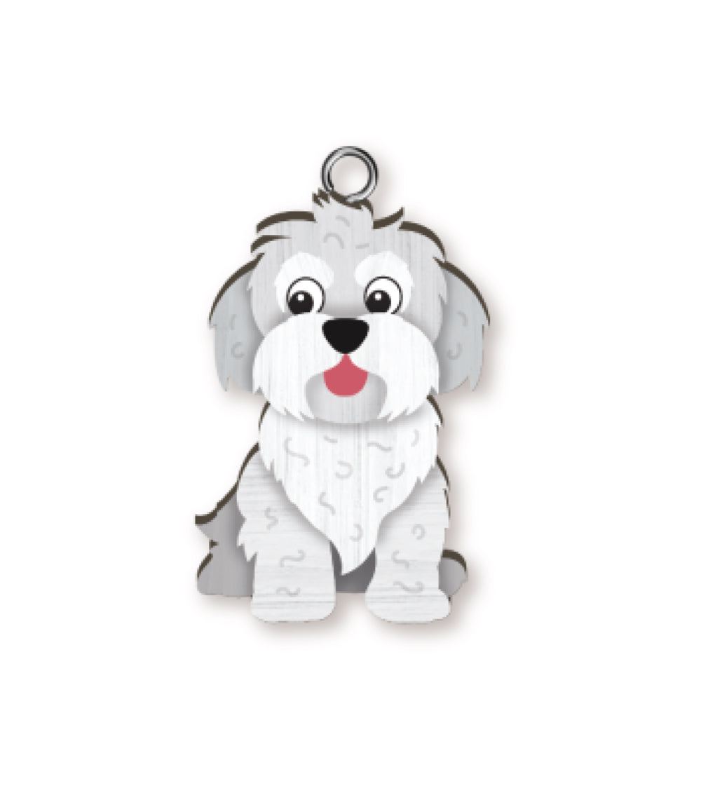 HANDMADE KEYRING MALTESE