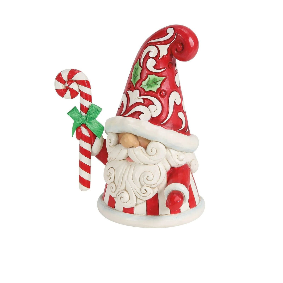Heartwood Creek By Jim Shore Gnome Holding Large Candy Cane