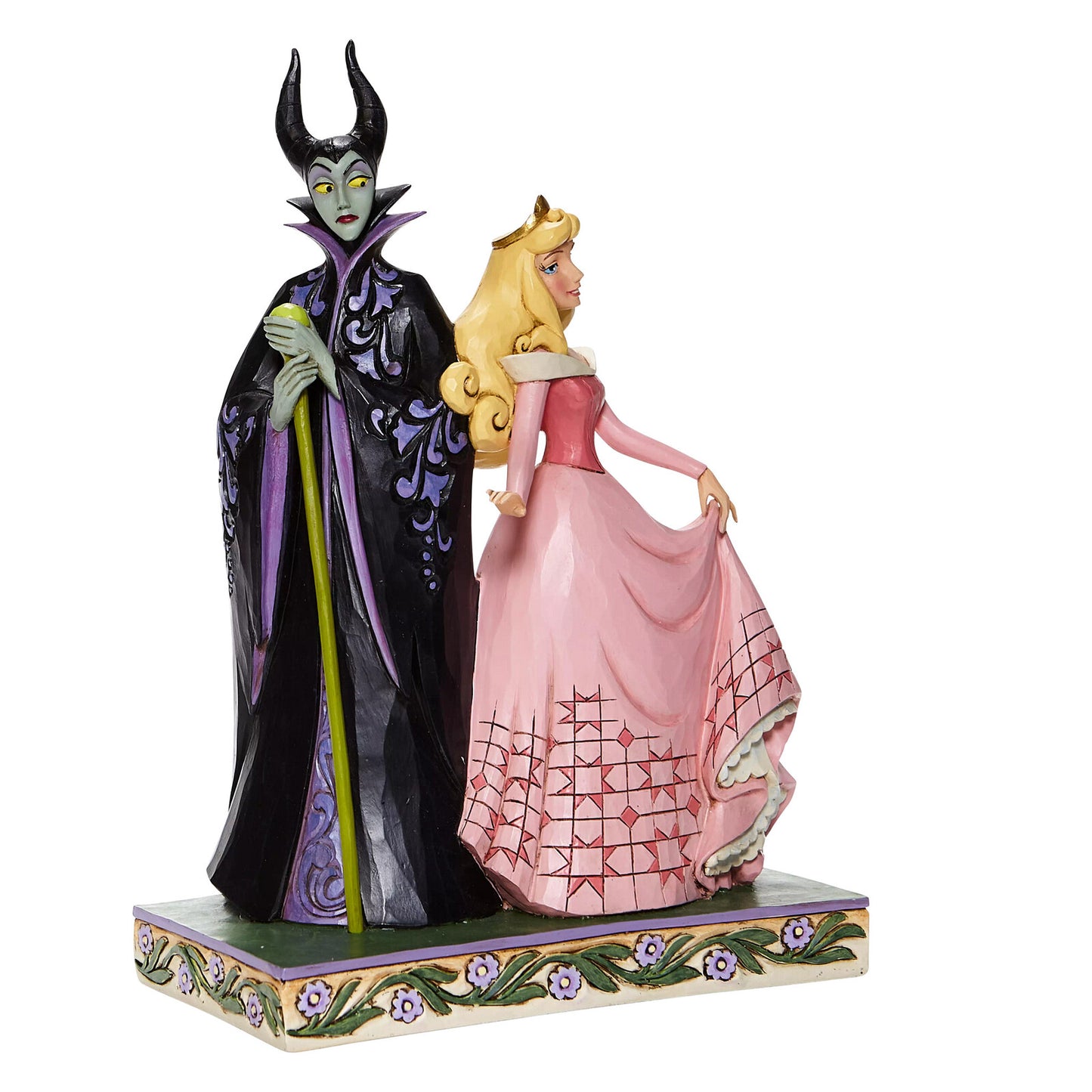 DISNEY TRADITIONS BY JIM SHORE AURORA & MALEFICENT