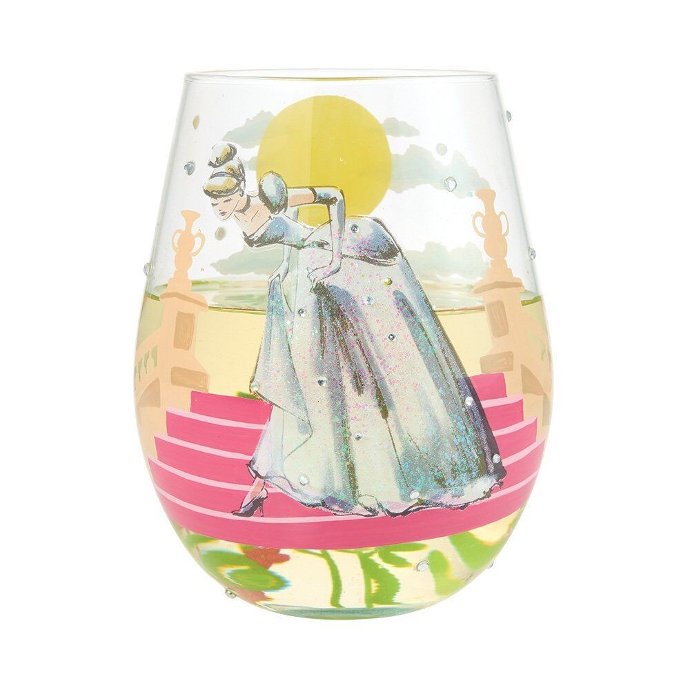 Disney Lolita Stemless Glass Cinderella 'If The Shoe Fits'