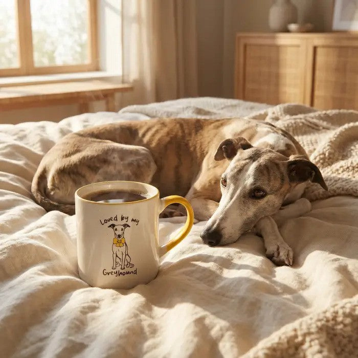 Dog Mug Loved By My Greyhound