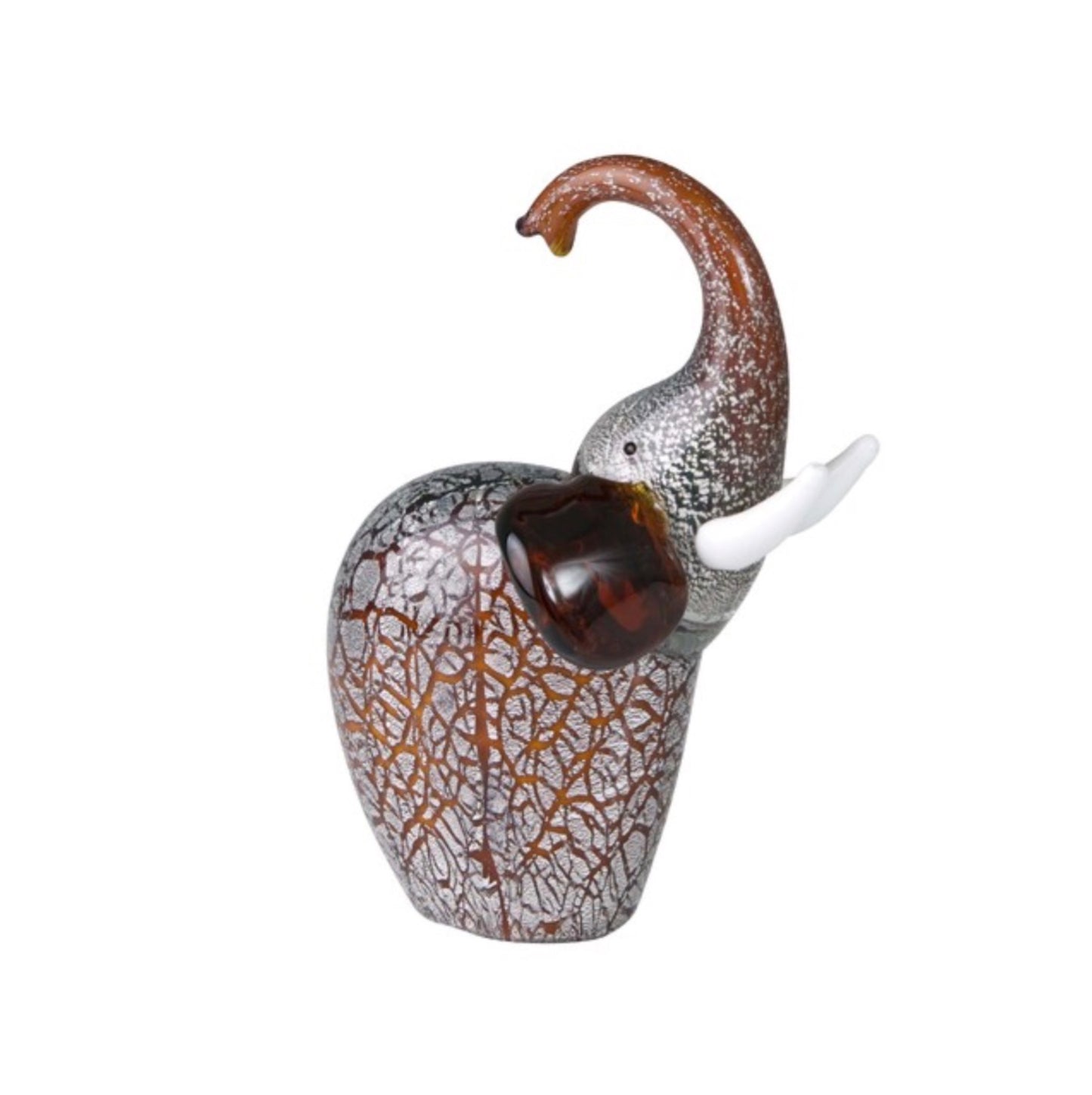 ZIBO ART GLASS ELEPHANT LOXO
