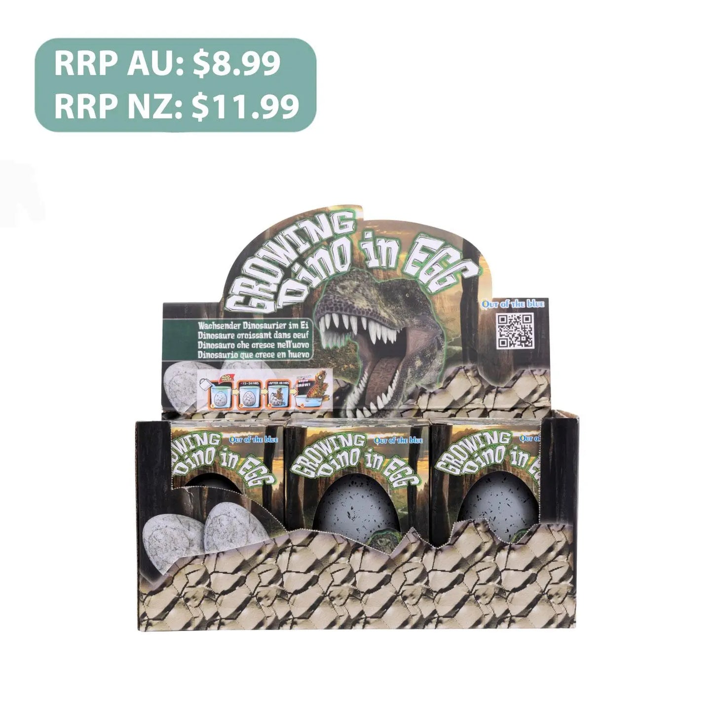 Out Of The Blue Growing Mini Dinosaur in Egg