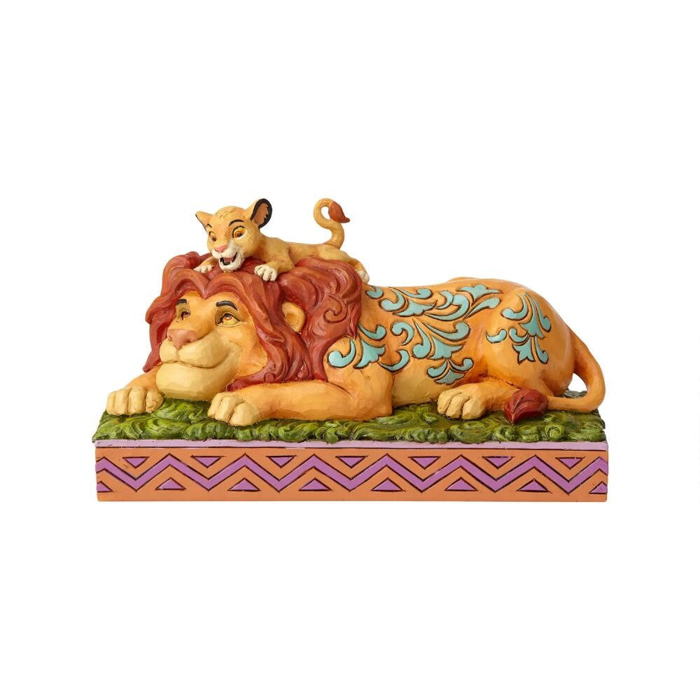 DISNEY TRADITIONS BY JIM SHORE LION KING SIMBA AND MUFASA