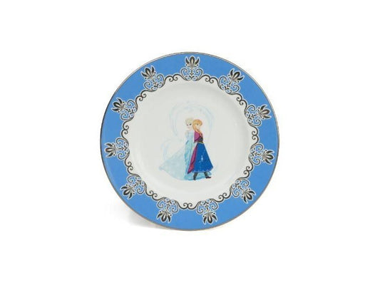 DISNEY ENGLISH LADIES COLLECTION BREAD PLATE FROZEN SISTERS FOREVER
